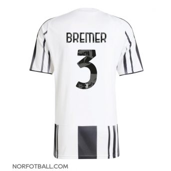 Billige Fotballdrakt Juventus Gleison Bremer #3 Replika Hjemmedrakt 2025-26 Kortermet